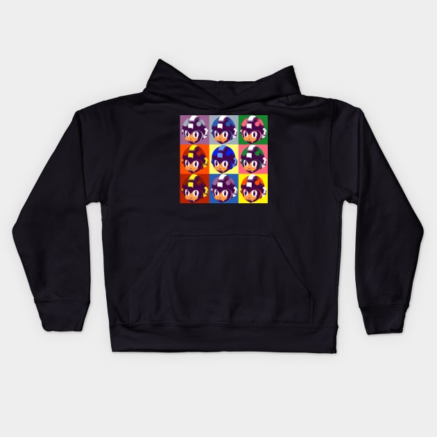 Mega Mon Kids Hoodie by stevenlefcourt